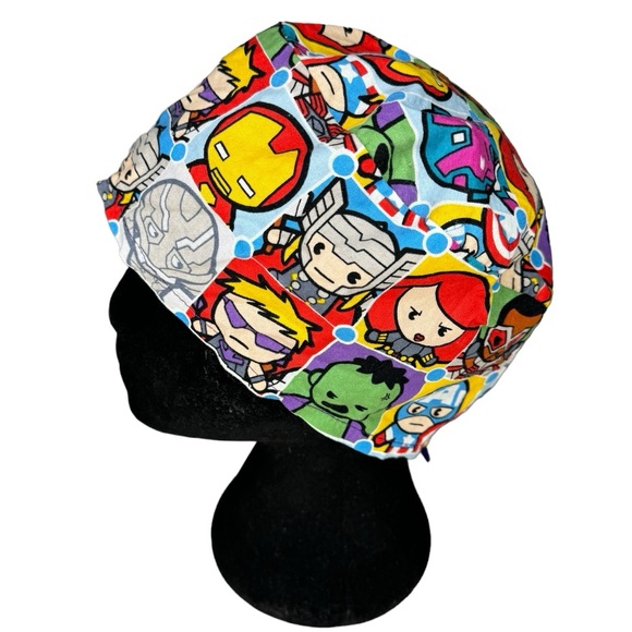 Marvel superhero scrub caps os - Picture 1 of 5